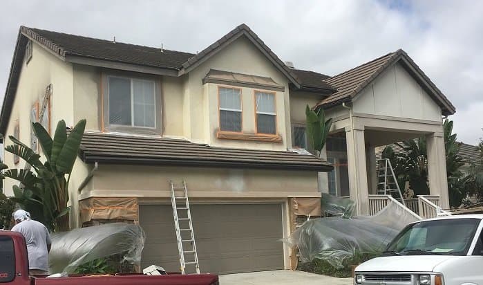 San Diego Residential Painting Exterior Progress