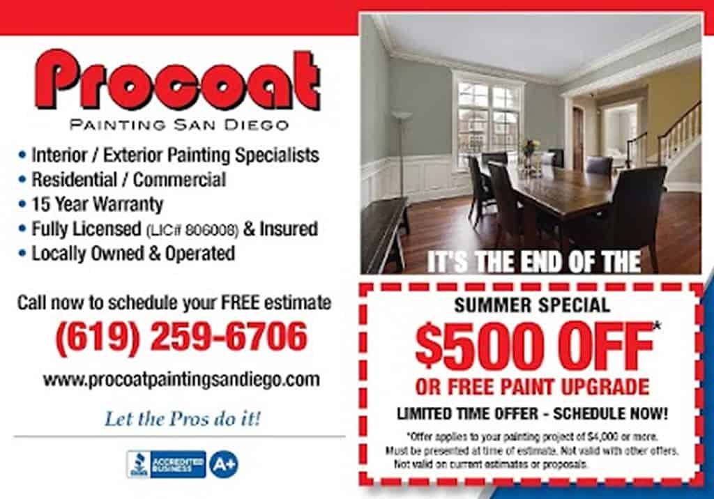 Painting Special Procoat Painting San Diego