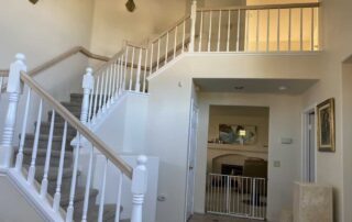Interior house painting safety