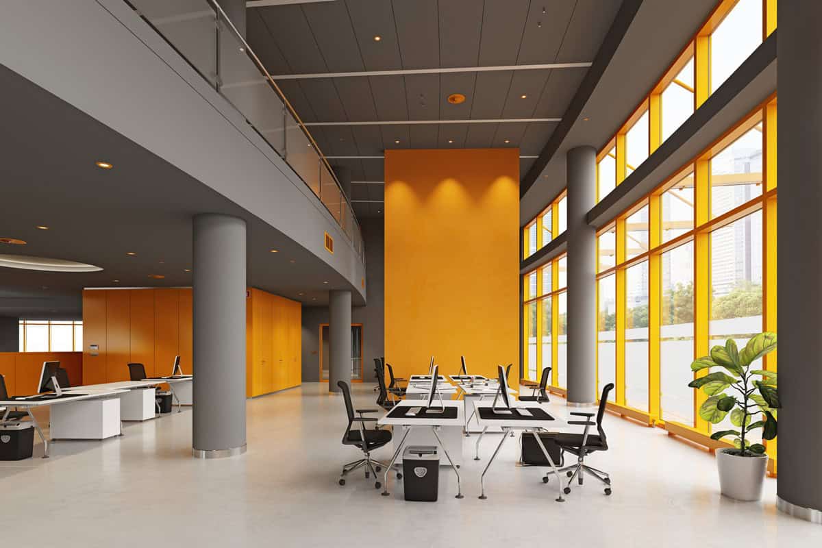 Modern office interior design.